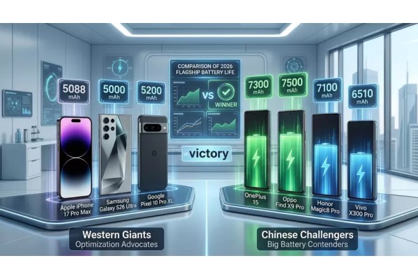 Китайські батареї обійшли iPhone і Samsung у тесті автономності PhoneBuff