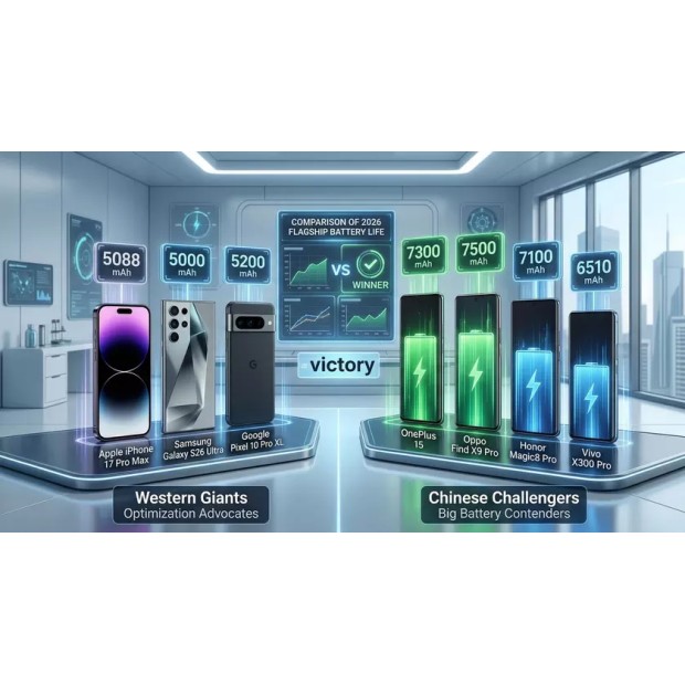 Китайські батареї обійшли iPhone і Samsung у тесті автономності PhoneBuff