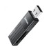Адаптер для карт SD Hoco HB20 USB2.0 2в1 (Чорний), Харків, Київ, Україна