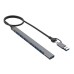 Адаптер USB HUB XoKo AC-700m (Type-C / USB на 6USB2.0 / 1USB3.0) (Сірий) XK-AC-700m-SL, Харків, Київ, Україна