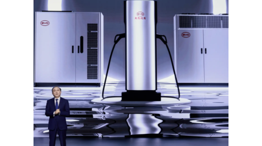 BYD тестує автомобільну зарядку рекордної потужності