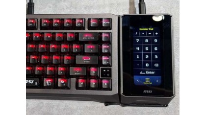 MSI показала новую механическую клавиатуру со съёмным сенсорным цифровым блоком MSI показала новую механическую клавиатуру со съёмным сенсорным цифровым блоком