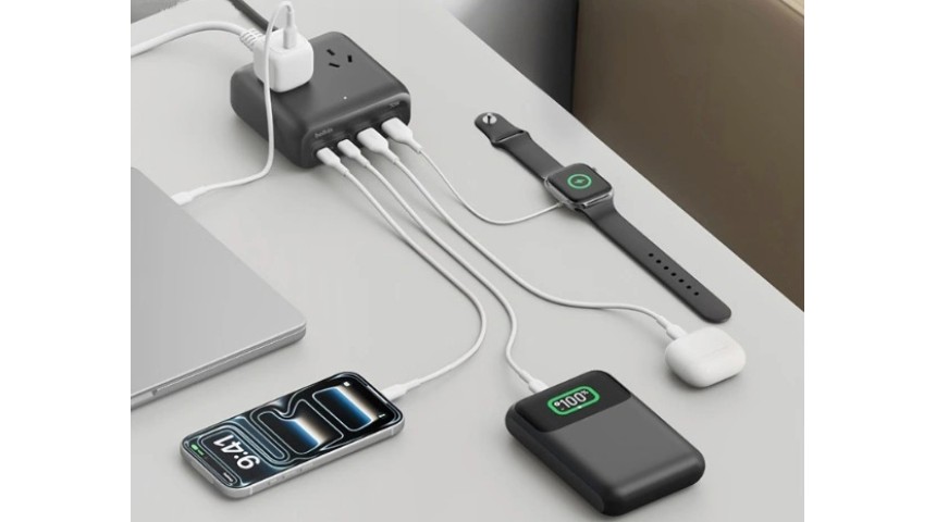 Belkin выпустила настольную станцию на 7 портов с мощностью до 2500 Вт и 70 Вт по USB-C