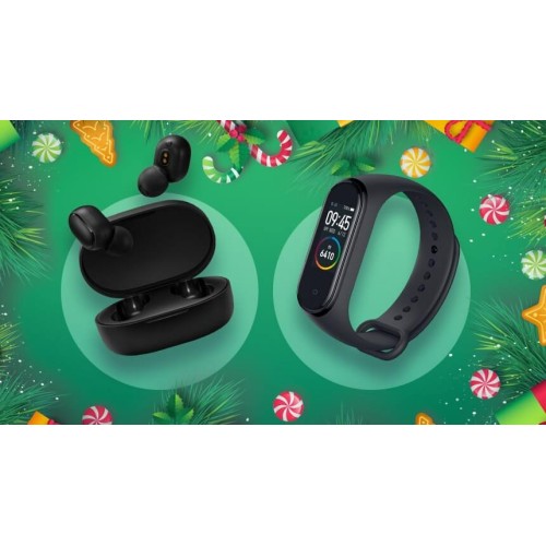 Xiaomi Airdots и Xiaomi Mi Band 4 - лучшие идеи подарков на Новый год от "GADGIK" Xiaomi Airdots и Xiaomi Mi Band 4 - лучшие идеи подарков на Новый год от "GADGIK"