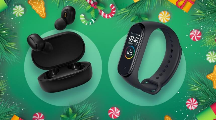 Xiaomi Airdots и Xiaomi Mi Band 4 - лучшие идеи подарков на Новый год от "GADGIK"