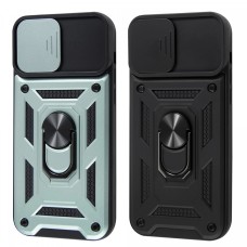 Бронь-чохол Ring Serge Armor Case для Xiaomi Redmi Note 14 Pro 5G (ShutCam) (Зелений)