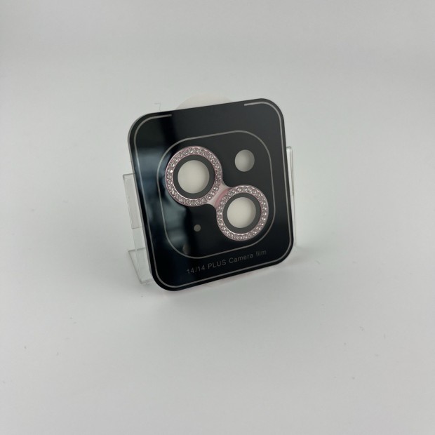 Захисне скло на камеру Diamond Glass для Apple iPhone 14  /  14 Plus (Рожевий  /  Pink)