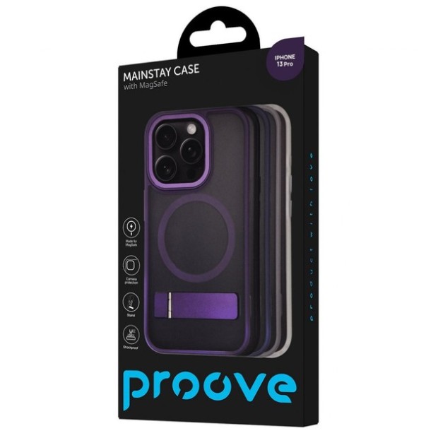 Чохол Proove Mainstay Case MagSafe для Apple iPhone 13 Pro (Чорний)