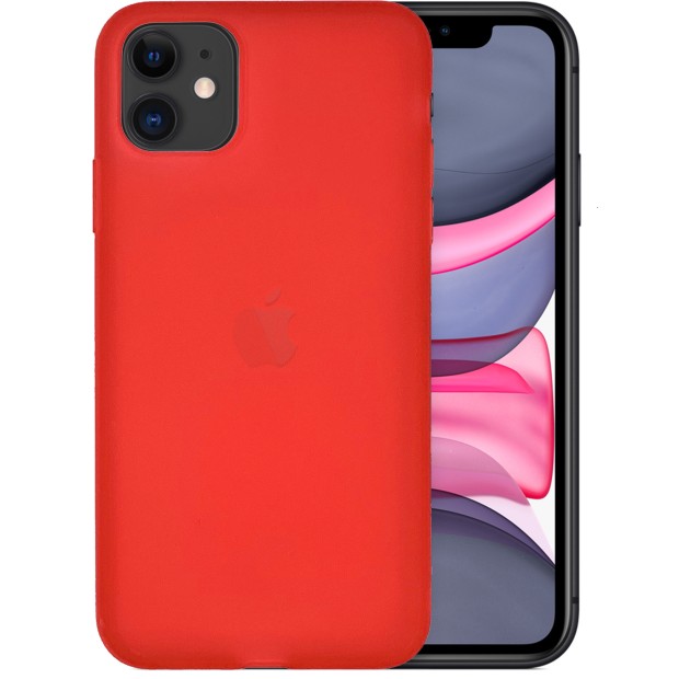 Силікон TPU Латекс Apple iPhone 11 (Червоний)