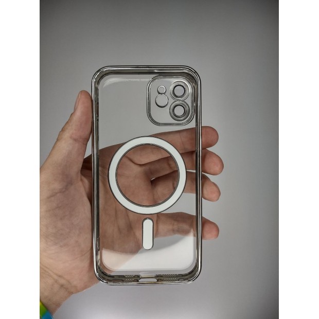 UMKU Shining with MagSafe Чохол для Apple iPhone 12 (Срібний)