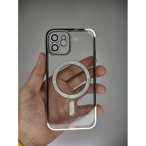UMKU Shining with MagSafe Чохол для Apple iPhone 12 (Срібний)