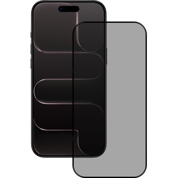 Защитное стекло 5D Privacy HD Apple iPhone 17 Air Black