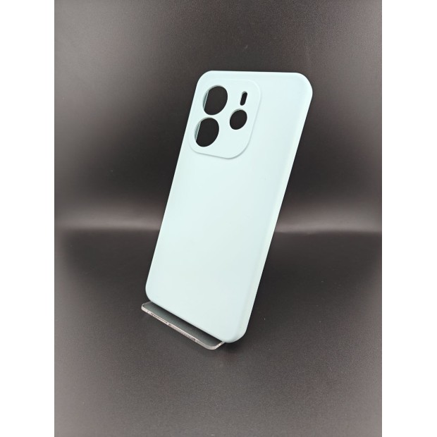 Силикон Original Premium Xiaomi Redmi Note 14 4G (ShutCam) (Небесная Бирюза)