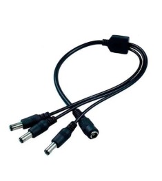 Переходник-сплиттер Rivex (1 DC F - 3 DC M)