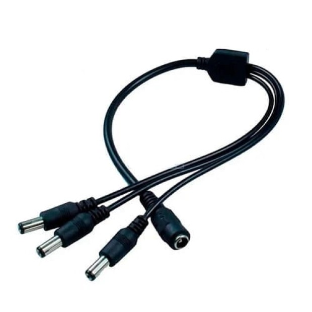 Переходник-сплиттер Rivex (1 DC F - 3 DC M)