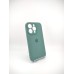 Силикон Original RoundCam Case Apple iPhone 14 Pro (55) Blackish Green