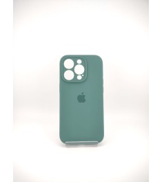 Силикон Original RoundCam Case Apple iPhone 14 Pro (55) Blackish Green