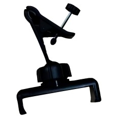 Universal phone holder for tripod pipe with threaded clamp