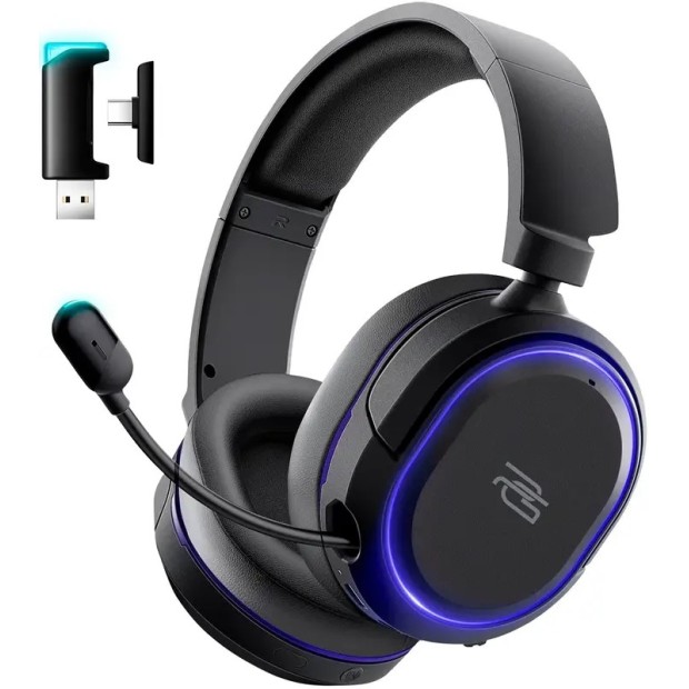 Беспроводные накладные наушники-гарнитура Proove Gaming Rapture (Чёрный)