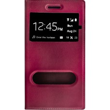 Чехол-книжка View Cover  Samsung Galaxy G355 (Бордовый)