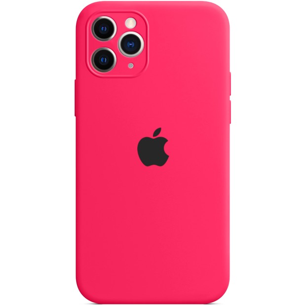 Силикон Original RoundCam Case Apple iPhone 11 Pro Max (31) Barbie Pink