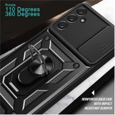 Бронь-чехол Ring Serge Armor Case Samsung Galaxy S25 Plus (ShutCam) (Чёрный)