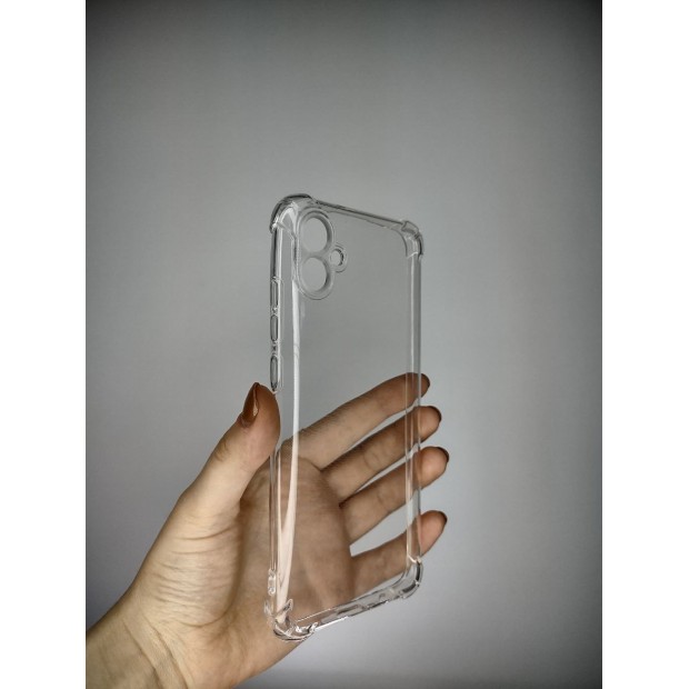 Силікон 6D Samsung Galaxy A04e (ShutCam) (Прозорий)