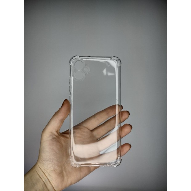 Силікон 6D Samsung Galaxy A04e (ShutCam) (Прозорий)