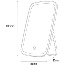 Дзеркало для макіяжу з підсвіткою Xiaomi Jordan&Judy Desktop LED Makeup Mirror (Біле)