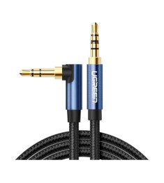 Кабель AUX UGREEN AV112 (3.5mm - 3.5mm) (2m) (Blue) Кабель AUX UGREEN AV112 (3.5mm - 3.5mm) (2m) (Blue)