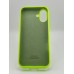 Силіконовий оригінальний чохол для Apple iPhone 16 Plus (27) трав'яний зелений