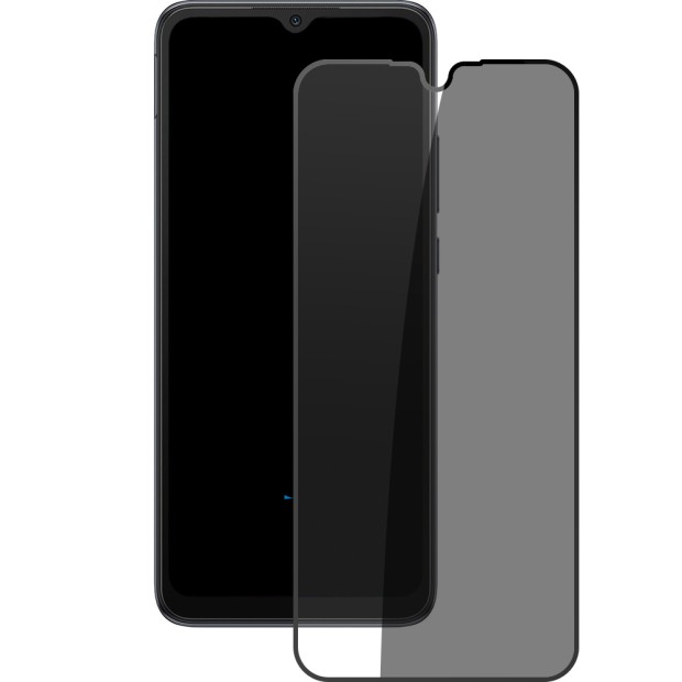 Захисне скло 5D Privacy 2.0 HD для Xiaomi Redmi 10C  /  12C  /  A3  /  A3X  /  Poco C40 Чорне