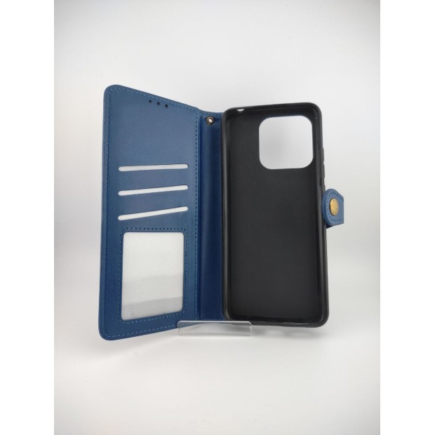 Чохол-книжка Leather Book Gallant для Xiaomi Redmi 12C  /  11A (Синій)