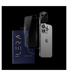 Захисне скло iLera Sapphire Ultra+ Glass для Apple iPhone 14 Pro Max (Чорне)