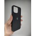 Оригінальний силіконовий чохол круглої форми для Apple iPhone 15 Pro Max (07) чорний