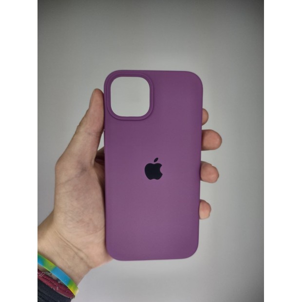Силикон Original Round Case Apple iPhone 13 (28) Brinjal
