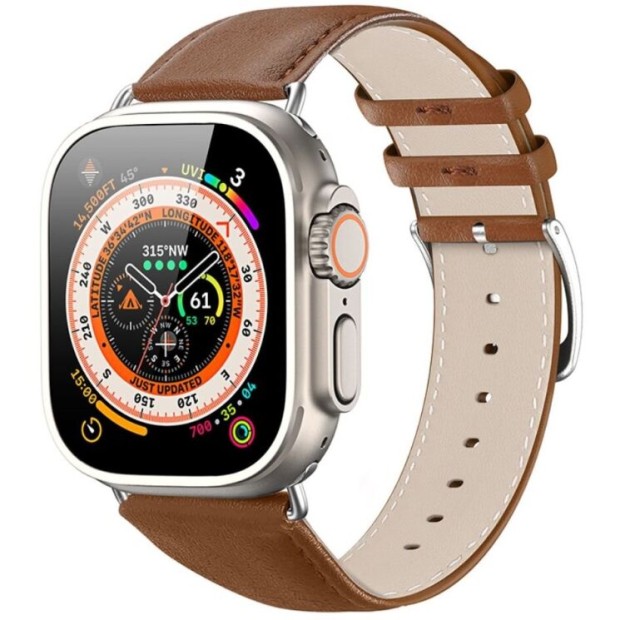 Ремешок Dux Leather Apple Watch 42 / 44 / 45 / 49mm (Brown) Ремешок Dux Leather Apple Watch 42 / 44 / 45 / 49mm (Brown)