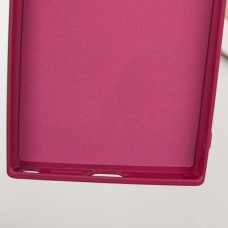 Силіконова оригінальна преміум-захисна накладка для Samsung Galaxy A26 (з захисною шторкою для камери) (бордова)