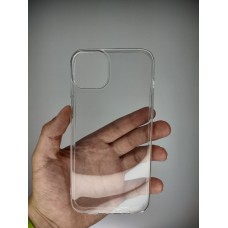 Силиконовий чохол WS для Apple iPhone 15 Plus (Прозорий)