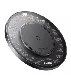 Бездротовий зарядний пристрій Baseus Simple 2 Magnetic 15W (Чорний) CCJJ050001