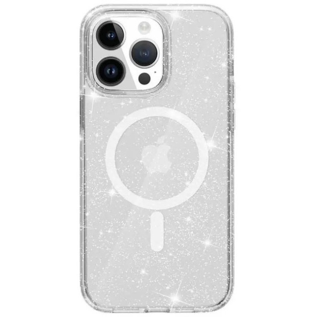Чохол Blueo Crystal Pro Drop Resistance MagSafe для Apple iPhone 16 Plus (блискучий прозорий)