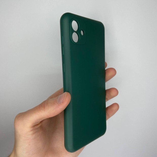 Силіконовий оригінальний чохол Samsung Galaxy A04 (2022) (ShutCam) (Хакі)