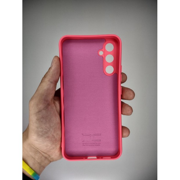 Силікон оригінальний Samsung Galaxy A34 (ShutCam) (Фламінго)