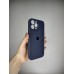Силіконовий оригінальний чохол RoundCam для Apple iPhone 13 Pro Max (09) Темно-синій Силіконовий оригінальний чохол RoundCam для Apple iPhone 13 Pro Max (09) Темно-синій