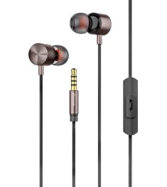 Дротові вакуумні навушники-гарнітура Grand-X EP-71B (Чорний) GX