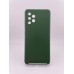 Силикон Original Samsung Galaxy A32 (2021) (ShutCam) (Тёмно-зелёный)