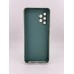 Силікон оригінальний Samsung Galaxy A32 (2021) (ShutCam) (Темно-зелений)
