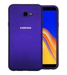 Силикон Original 360 Case Logo Samsung Galaxy J4 Plus (2018) J415 (Фиолетовый)