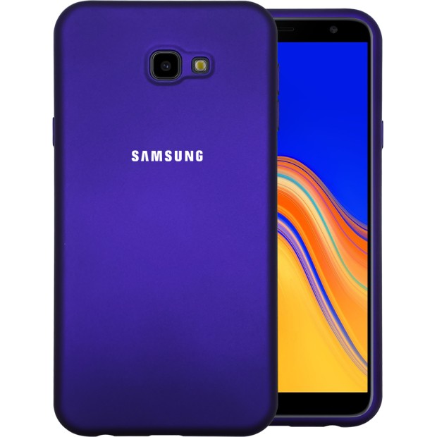 Силіконовий чохол Original 360 Case Logo для Samsung Galaxy J4 Plus (2018) J415 (Фіолетовий)
