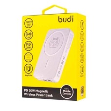 Бездротовий акумулятор Budi M8J081 20W 10000mAh (Білий) U